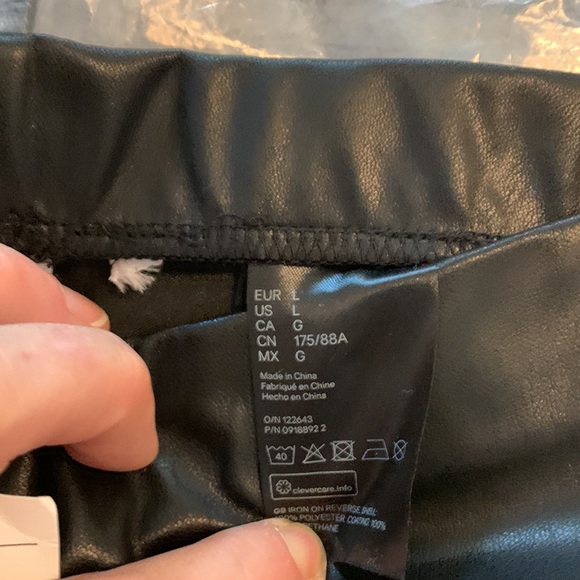 Leather Like H & M Pants - Picture 3 of 4